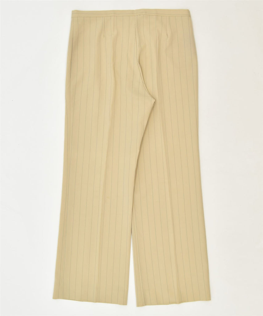 VINTAGE Womens Straight Suit Trousers IT 50 2XL W34 L29 Beige Classic | Vintage | Thrift | Second-Hand | Used Clothing | Messina Hembry 