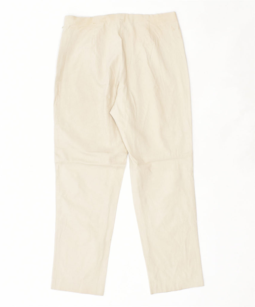 ORVIS Womens Tapered Casual Trousers US 6 Medium W32 L27 Beige Cotton | Vintage | Thrift | Second-Hand | Used Clothing | Messina Hembry 