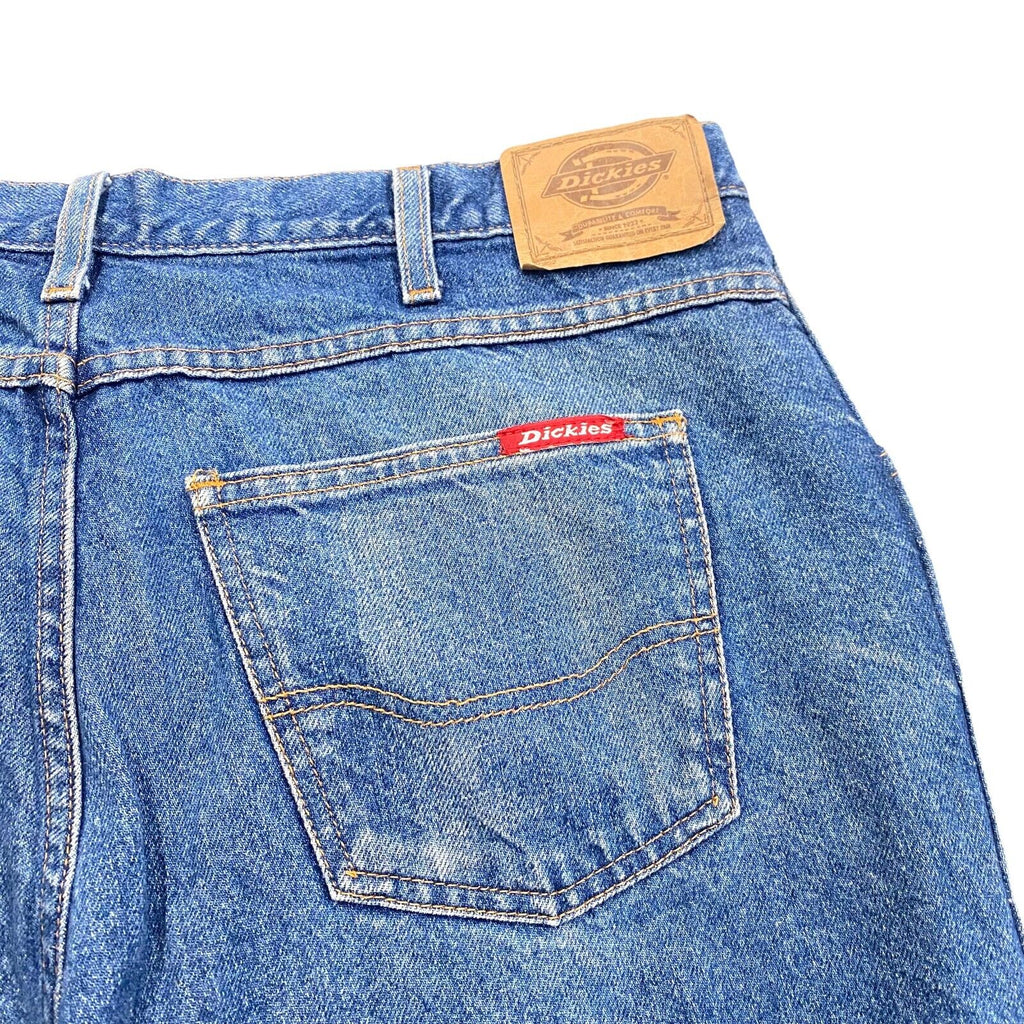 Dickies Straight Leg Jeans | Vintage 90s Retro US Denim Workwear Trousers Blue | Vintage Messina Hembry | Thrift | Second-Hand Messina Hembry | Used Clothing | Messina Hembry 