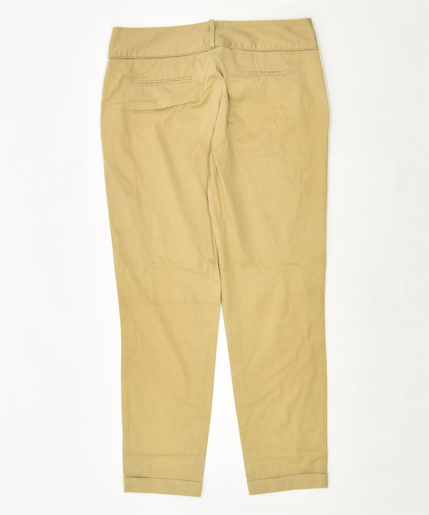 MASSIMO DUTTI Womens Straight Chino Trousers W30 L29 Yellow Cotton | Vintage | Thrift | Second-Hand | Used Clothing | Messina Hembry 