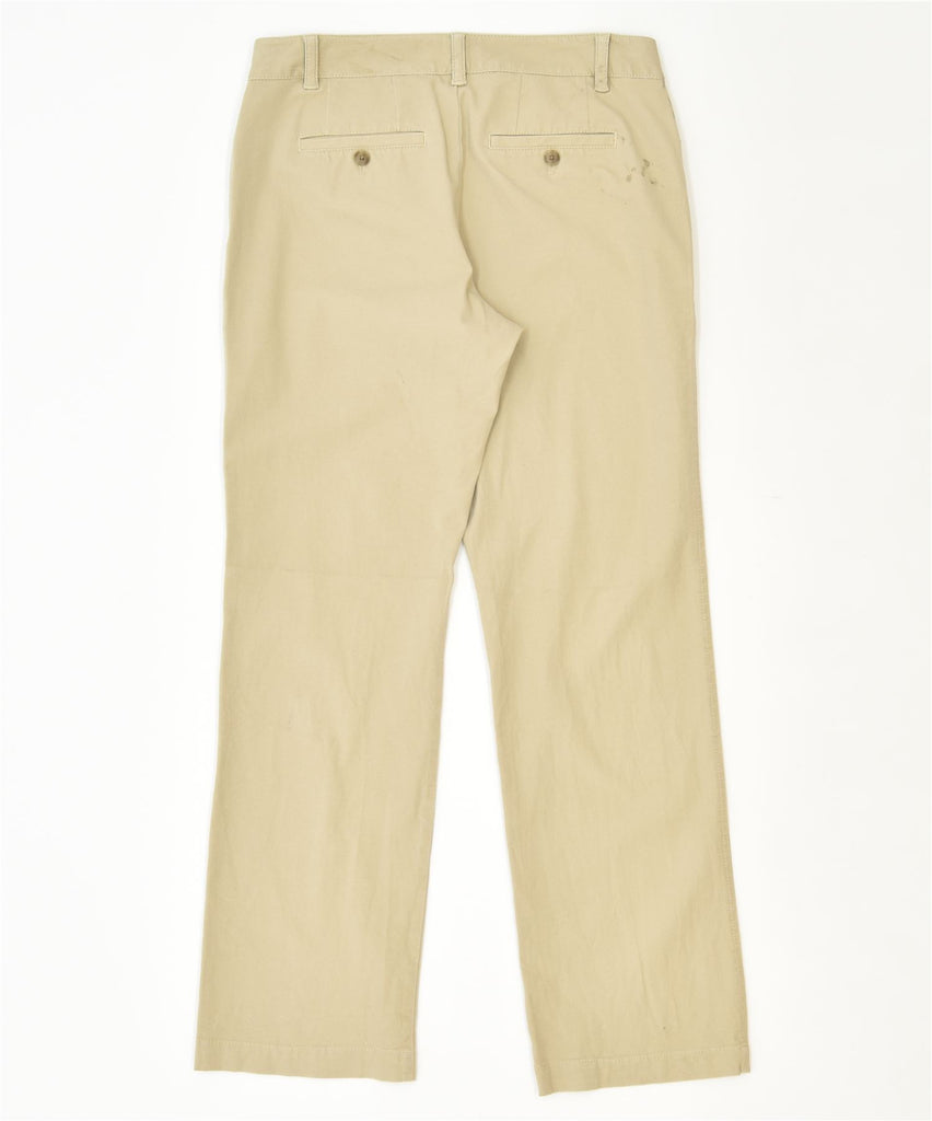 EDDIE BAUER Womens Straight Trousers US 8 Medium W32 L31 Beige | Vintage | Thrift | Second-Hand | Used Clothing | Messina Hembry 