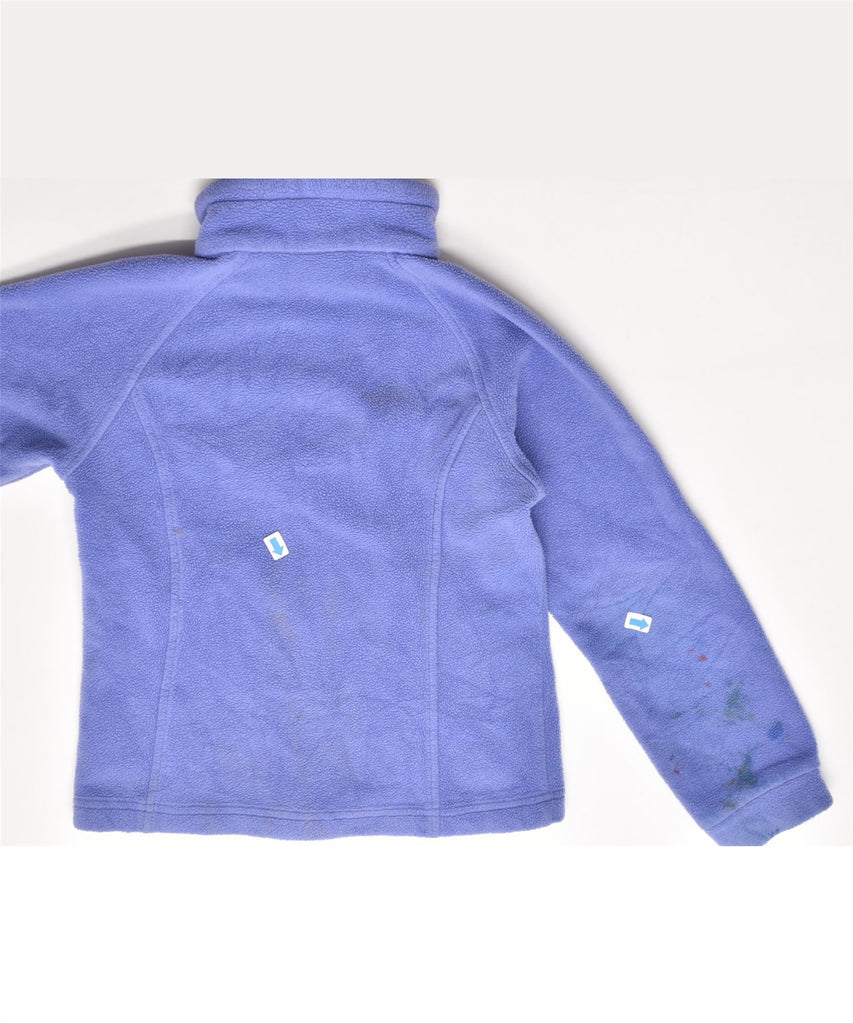 COLUMBIA Girls Fleece Jacket 7-8 Years Small Purple Polyester | Vintage | Thrift | Second-Hand | Used Clothing | Messina Hembry 