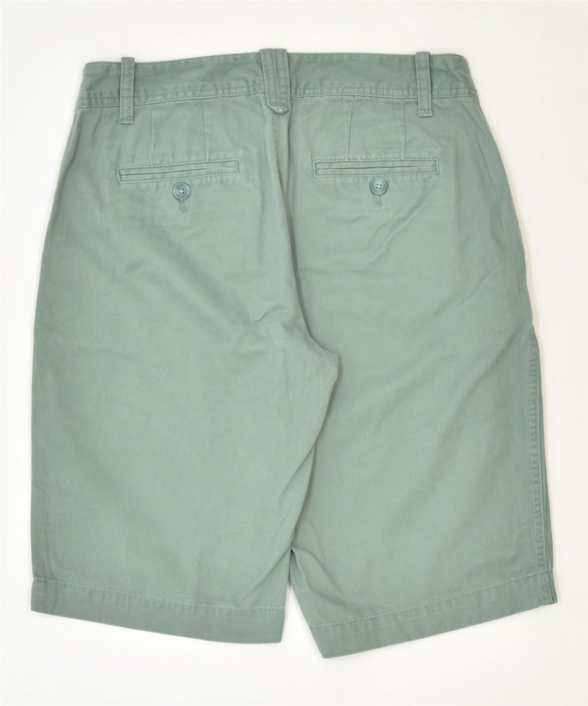 EDDIE BAUER Womens Chino Shorts US 6 Medium W30 Green Cotton Classic | Vintage | Thrift | Second-Hand | Used Clothing | Messina Hembry 