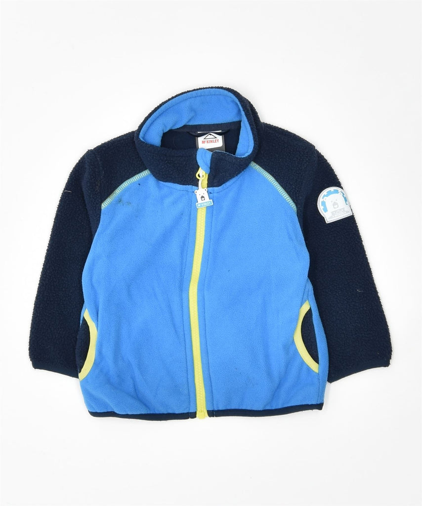 MC KINLEY Boys Fleece Jacket 9-12 Months Blue Polyester Vintage | Vintage | Thrift | Second-Hand | Used Clothing | Messina Hembry 