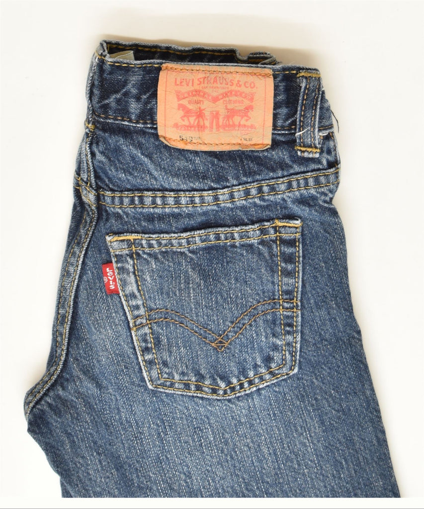 LEVI'S Girls 549 Straight Jeans 6-7 Years W20 L21 Blue Cotton Classic | Vintage | Thrift | Second-Hand | Used Clothing | Messina Hembry 