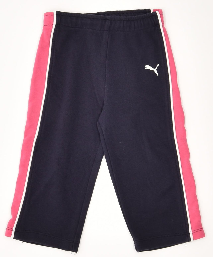 PUMA Boys Tracksuit Trousers 12-18 Months Blue | Vintage | Thrift | Second-Hand | Used Clothing | Messina Hembry 