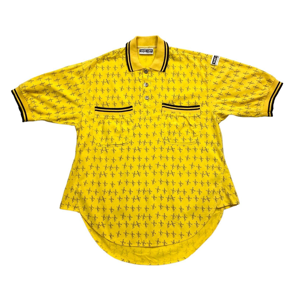 Adidas Take Off Surfing All Over Print Polo Shirt | Vintage 90s Sportswear VTG | Vintage Messina Hembry | Thrift | Second-Hand Messina Hembry | Used Clothing | Messina Hembry 