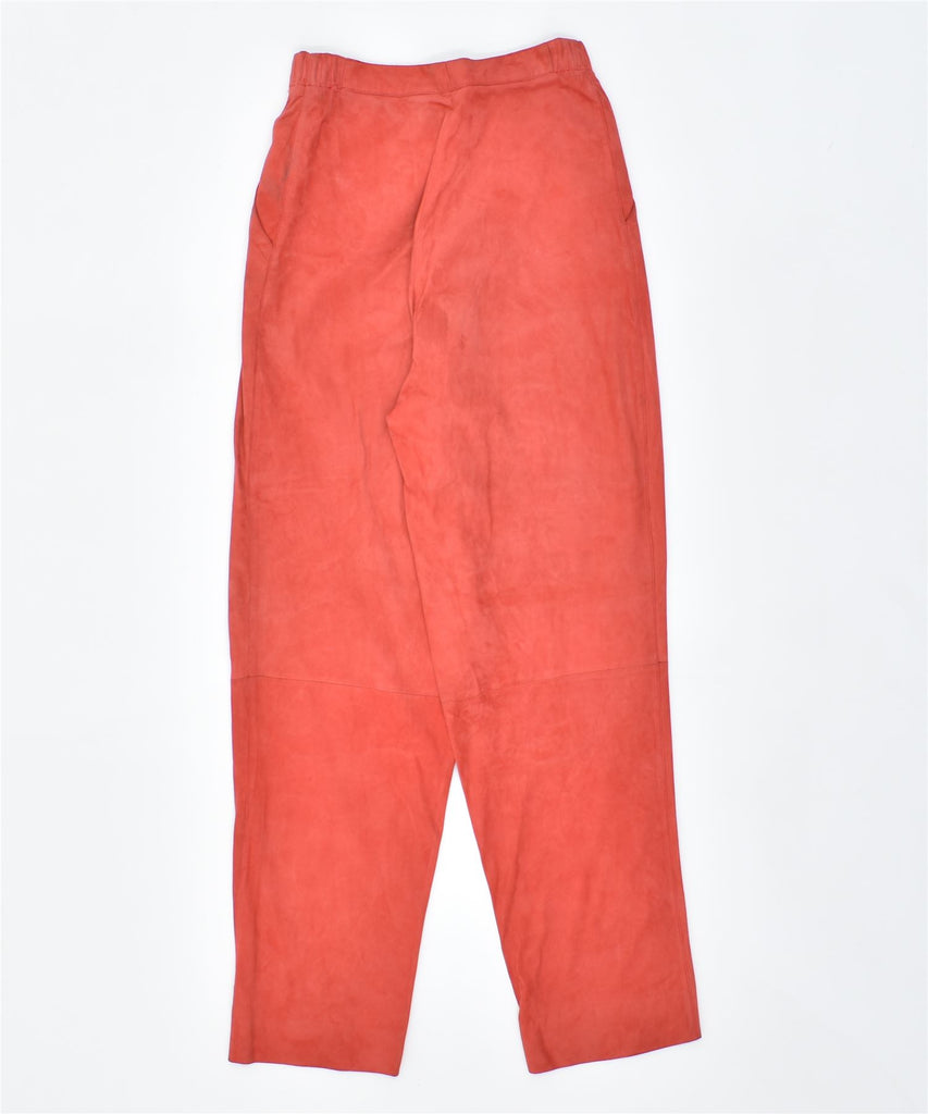 VINTAGE Womens Suede Chino Trousers W24 L27 Red | Vintage | Thrift | Second-Hand | Used Clothing | Messina Hembry 