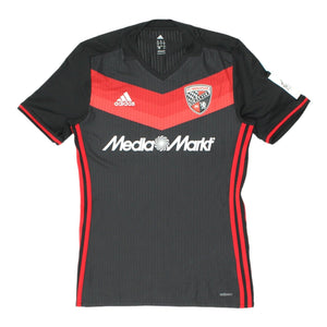 FC Ingolstadt 04 2016 17 Adidas Damen Schwarzes Auswartstrikot FuBball Sportbekleidung Vintage und Second Hand Kleidung online Messina Hembry