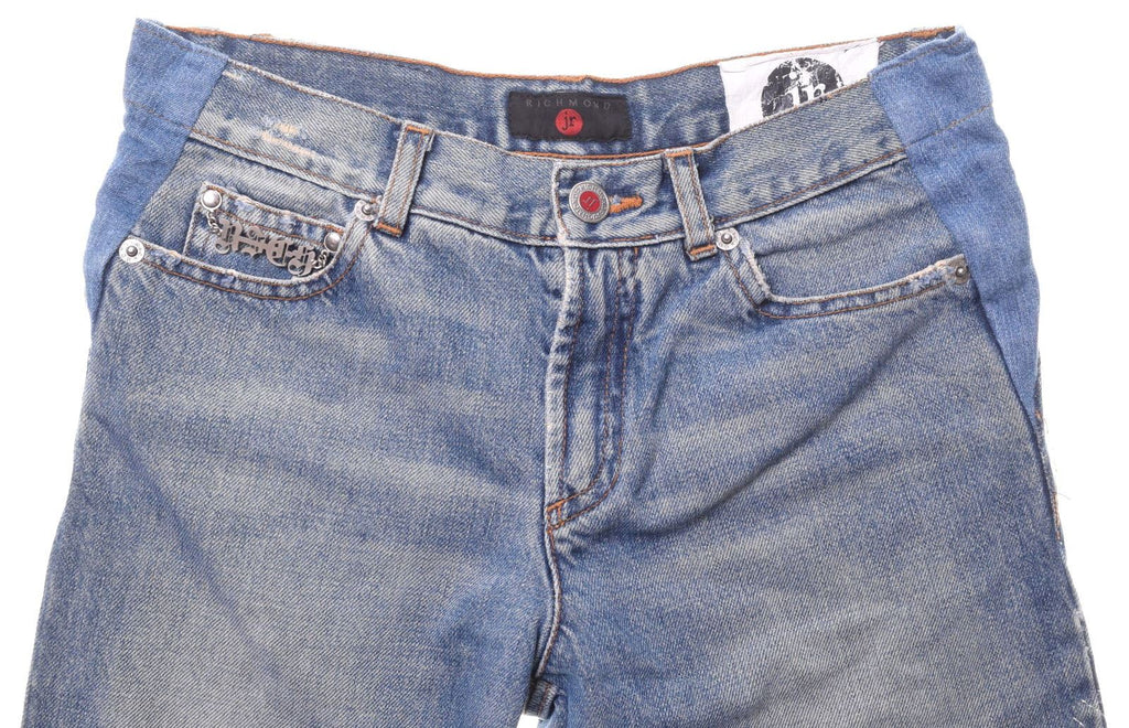 RICHMOND Girls Jeans 6-7 Years W26 L21 Blue Cotton Straight - Second Hand & Vintage Designer Clothing - Messina Hembry