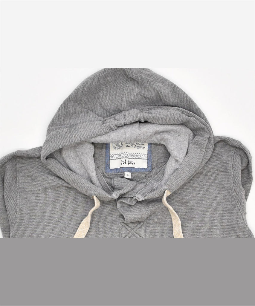 FAT FACE Mens Hoodie Jumper Small Grey Cotton | Vintage | Thrift | Second-Hand | Used Clothing | Messina Hembry 