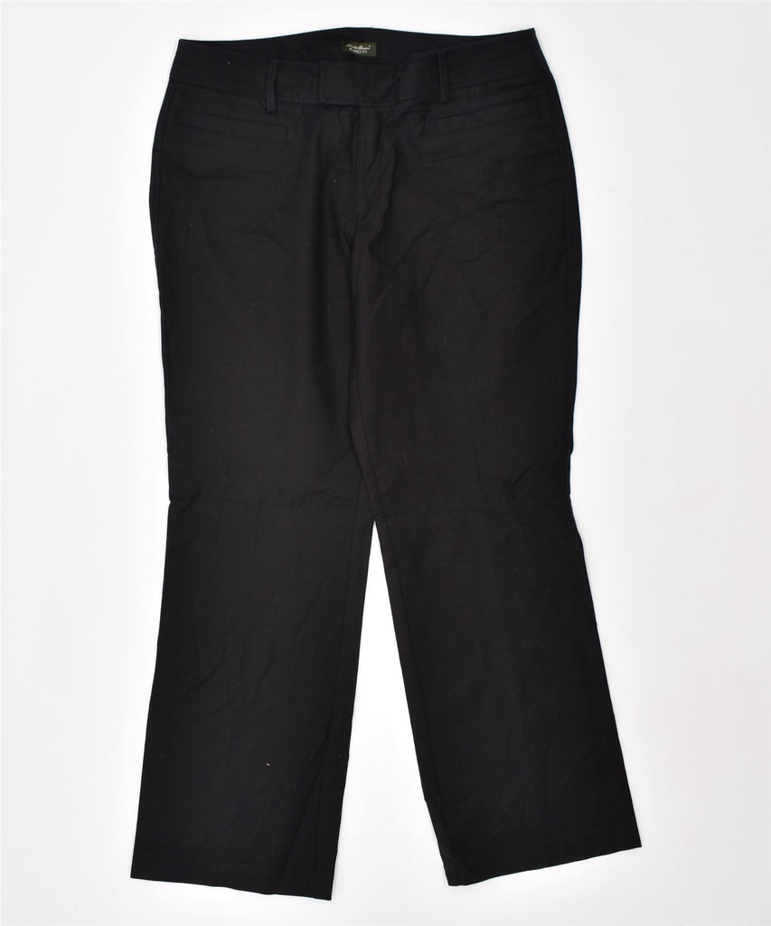 EDDIE BAUER Womens Blakely Fit Chino Trousers W35 L30 Black Cotton | Vintage | Thrift | Second-Hand | Used Clothing | Messina Hembry 