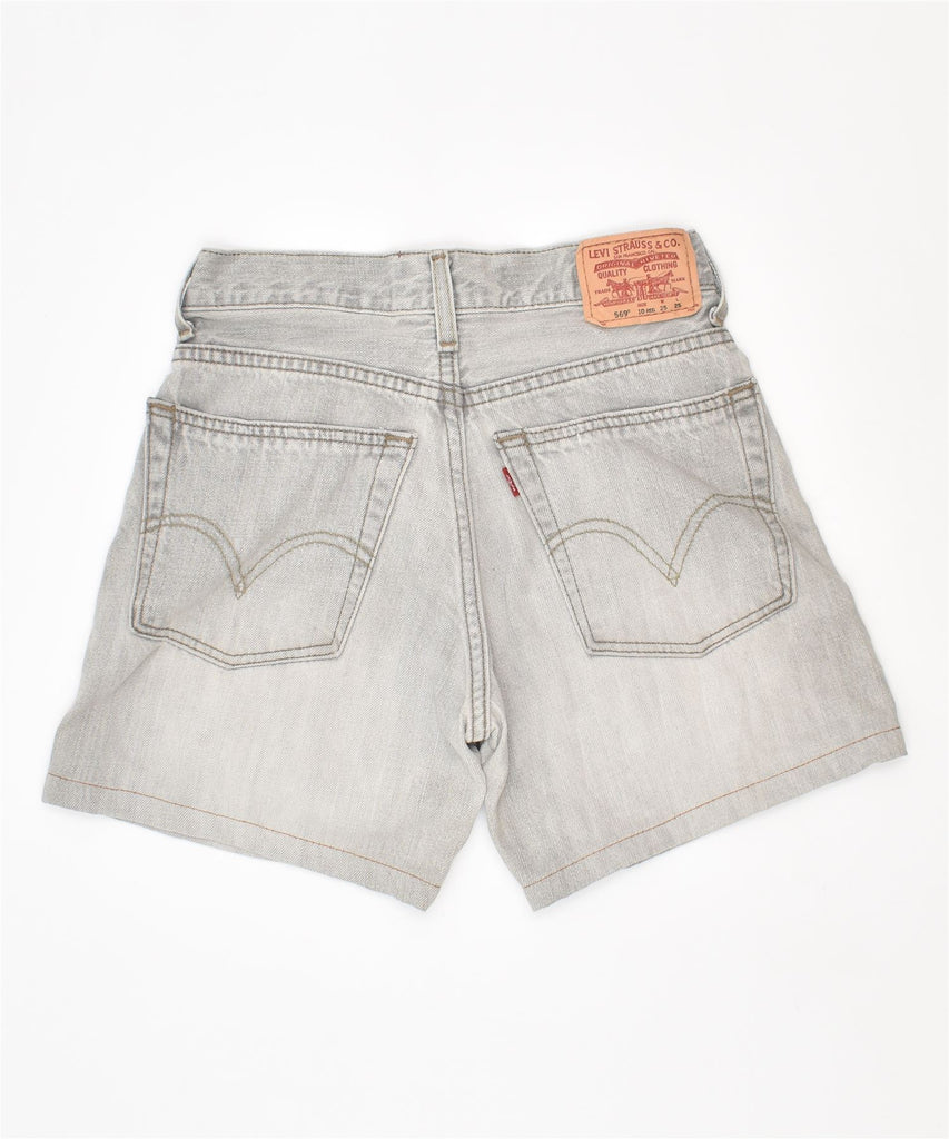 LEVI'S Boys 569 Denim Shorts 9-10 Years W25 L4 Grey Cotton | Vintage | Thrift | Second-Hand | Used Clothing | Messina Hembry 