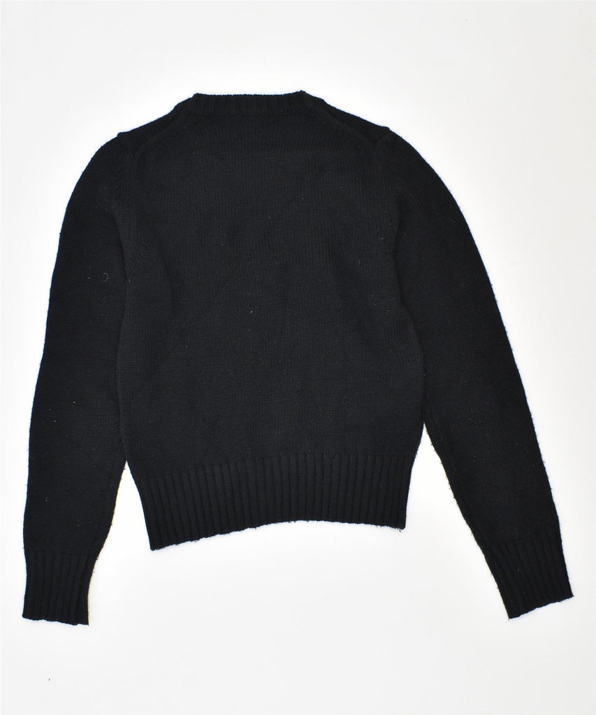 GUESS Girls Crew Neck Jumper Sweater 6-7 Years Black Acrylic | Vintage | Thrift | Second-Hand | Used Clothing | Messina Hembry 