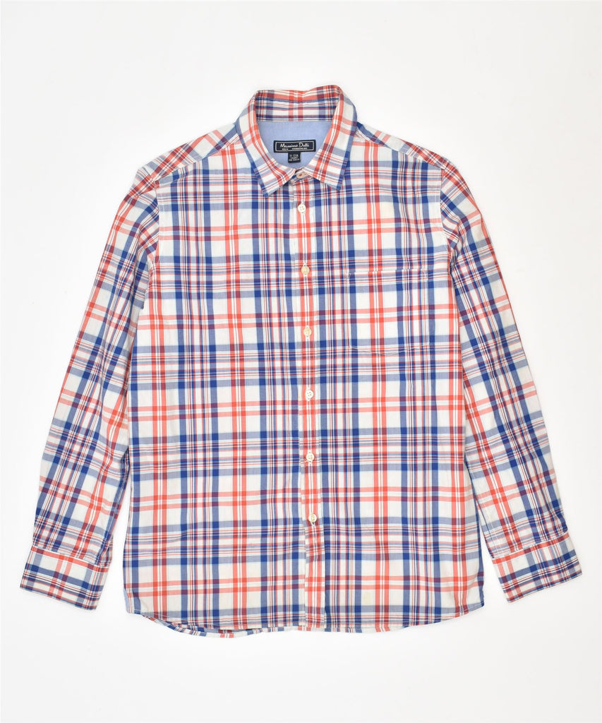 MASSIMO DUTTI Boys Shirt 11-12 Years Multicoloured Plaid | Vintage | Thrift | Second-Hand | Used Clothing | Messina Hembry 