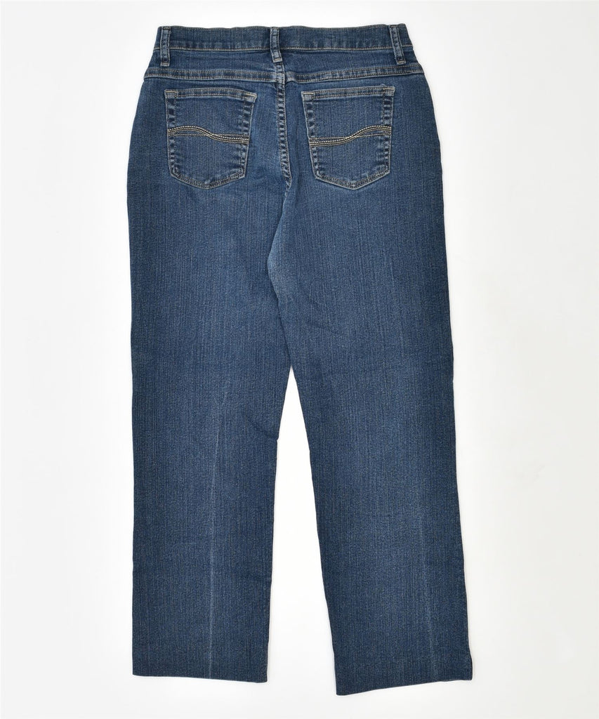 LEE Womens Riders Straight Jeans UK 8 Small W26 L24 Blue Cotton | Vintage | Thrift | Second-Hand | Used Clothing | Messina Hembry 