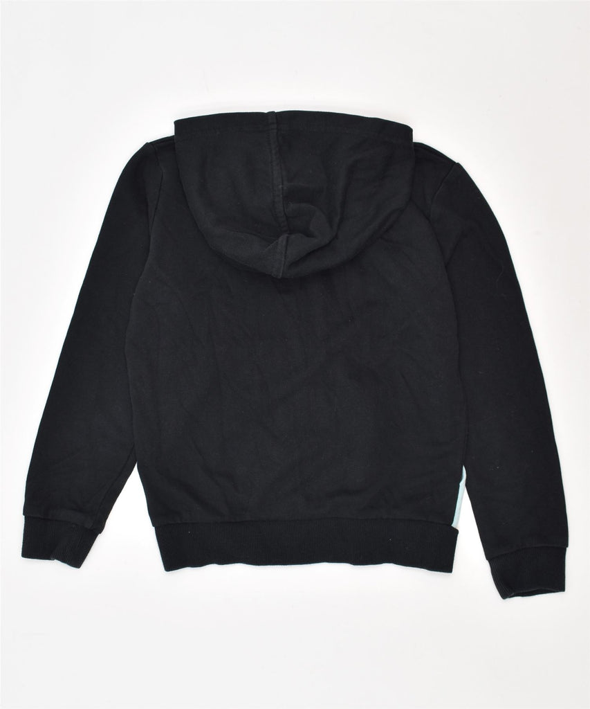 KAPPA Girls Zip Hoodie Sweater 7-8 Years Black Cotton | Vintage | Thrift | Second-Hand | Used Clothing | Messina Hembry 