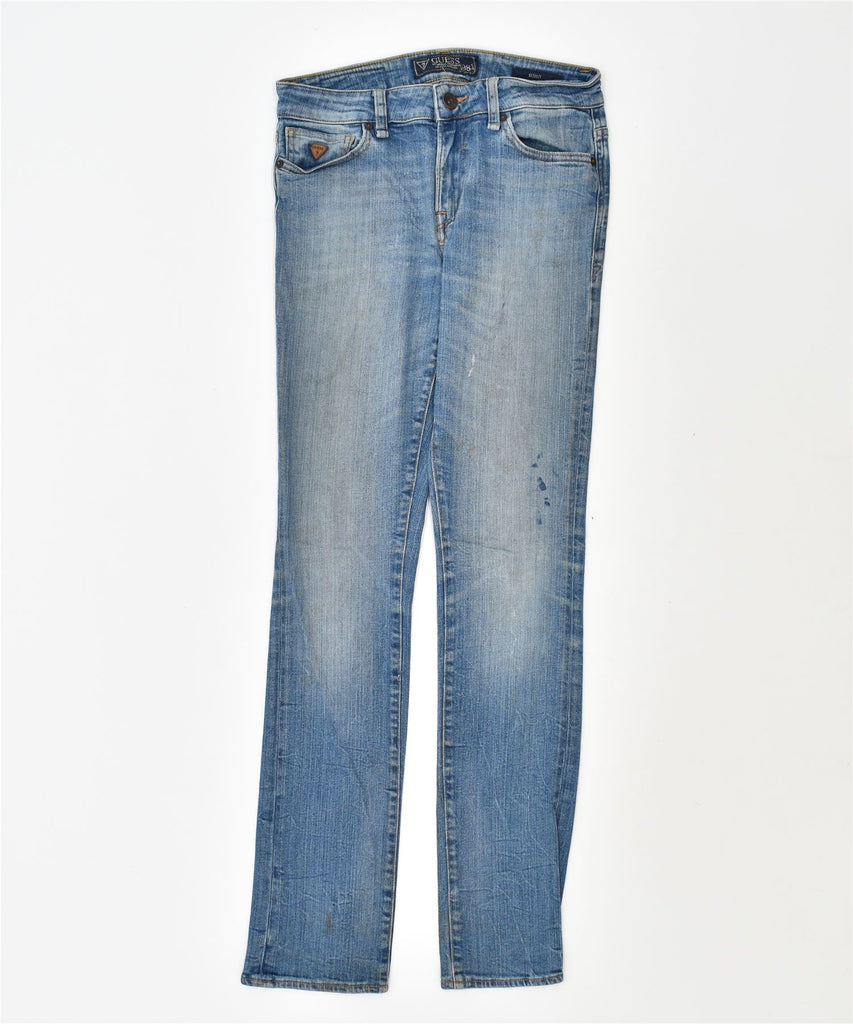 GUESS Womens Skinny Jeans W29 L33 Blue Cotton | Vintage | Thrift | Second-Hand | Used Clothing | Messina Hembry 