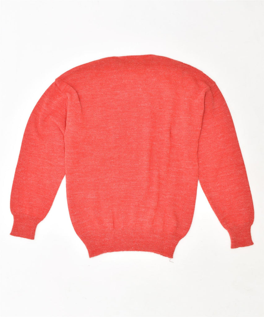 DUO Womens Crew Neck Jumper Sweater UK 18 XL Red Acrylic Vintage | Vintage | Thrift | Second-Hand | Used Clothing | Messina Hembry 