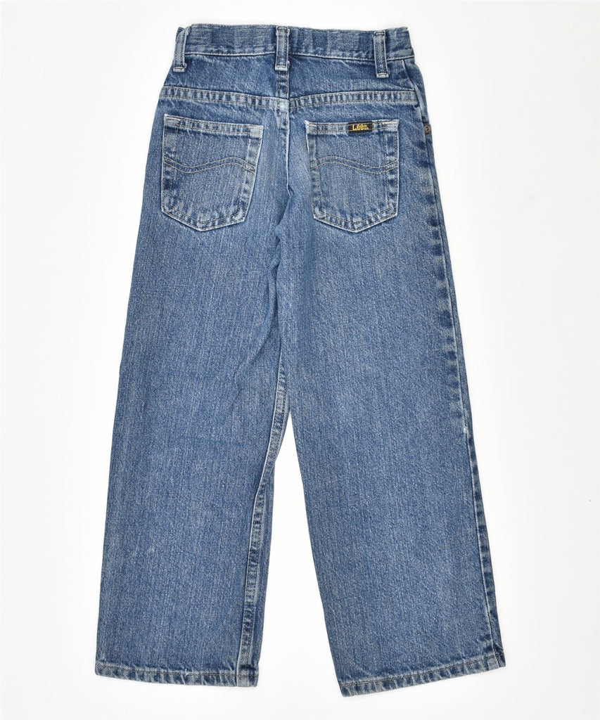 LEE Boys Straight Jeans 6-7 Years Small W20 L20 Blue Cotton | Vintage | Thrift | Second-Hand | Used Clothing | Messina Hembry 