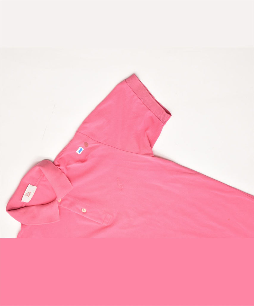 AUSTRALIAN L'ALPINA Mens Polo Shirt IT 44 XS Pink Cotton | Vintage | Thrift | Second-Hand | Used Clothing | Messina Hembry 