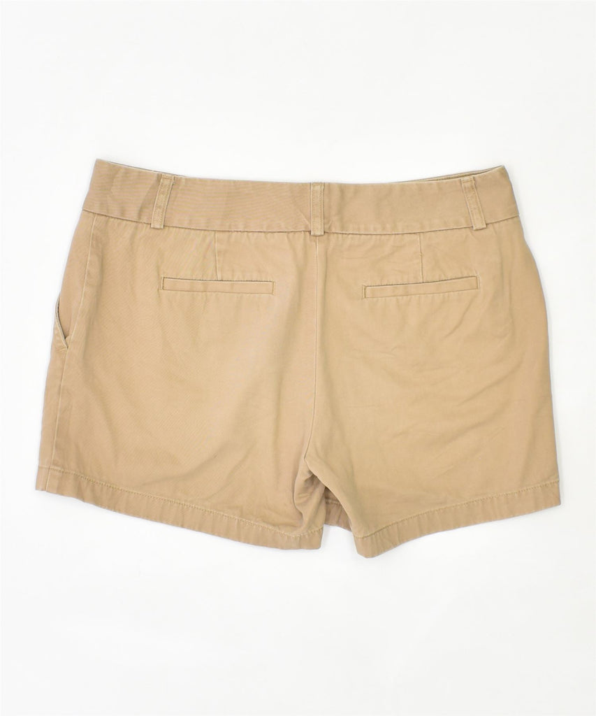 J. CREW Womens Straight Chino Shorts US 10 Large W34 Beige Cotton | Vintage | Thrift | Second-Hand | Used Clothing | Messina Hembry 