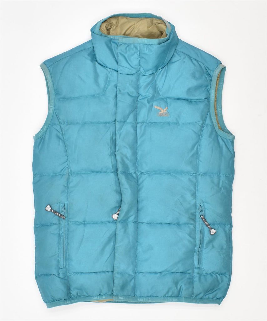 SALEWA Boys Padded Gilet 6-7 Years Turquoise Polyester Vintage | Vintage | Thrift | Second-Hand | Used Clothing | Messina Hembry 