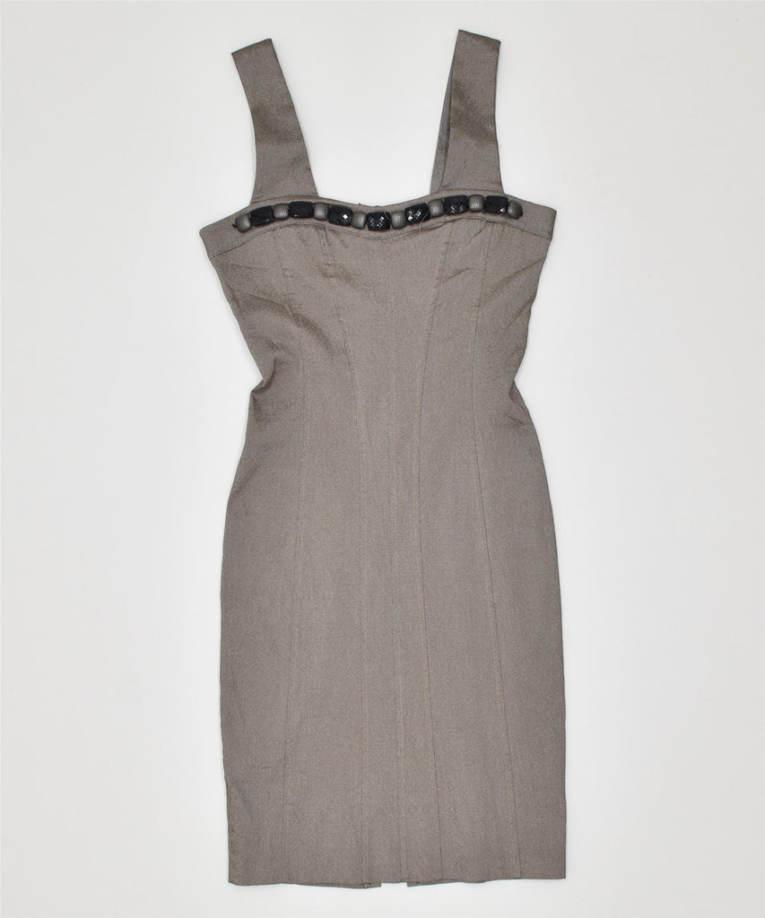 RINASCIMENTO Womens Bodycon Dress UK 12 Medium Grey Vintage | Vintage | Thrift | Second-Hand | Used Clothing | Messina Hembry 