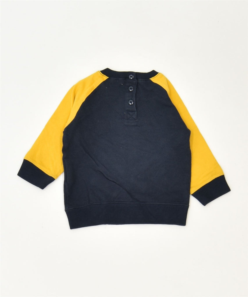 CHAMPION Boys Graphic Sweatshirt Jumper 3-6 Months Navy Blue Sports | Vintage | Thrift | Second-Hand | Used Clothing | Messina Hembry 