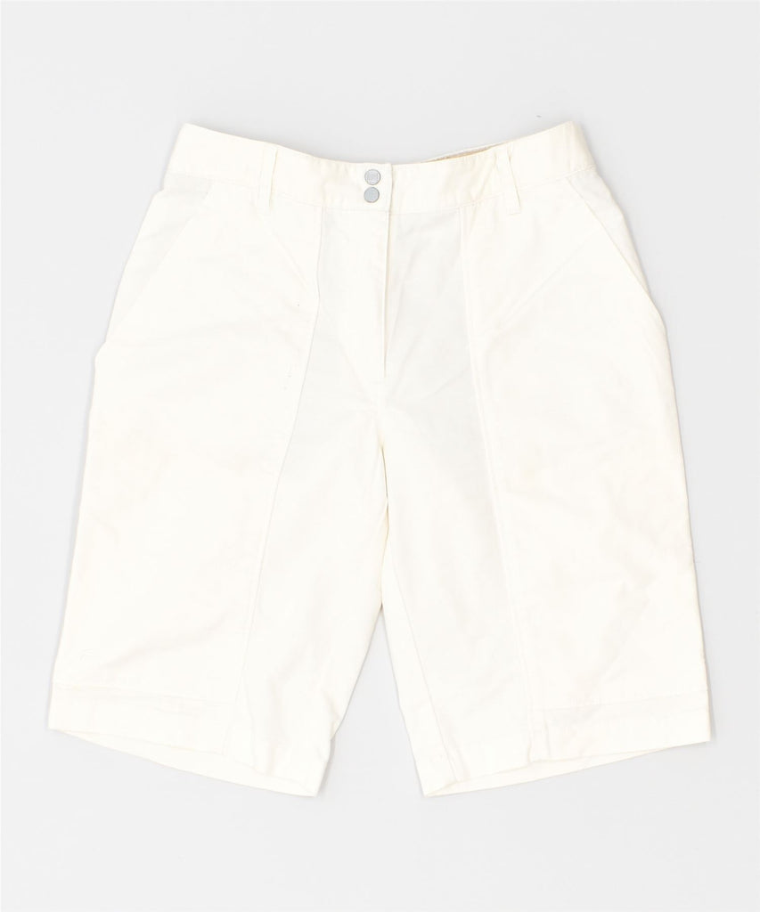 FILA Mens Casual Shorts UK 12 Medium W28 Off White | Vintage | Thrift | Second-Hand | Used Clothing | Messina Hembry 