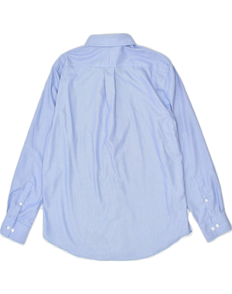 MICHAEL KORS Mens Shirt Size 16 1/2 Large Blue Cotton | Vintage | Thrift | Second-Hand | Used Clothing | Messina Hembry 