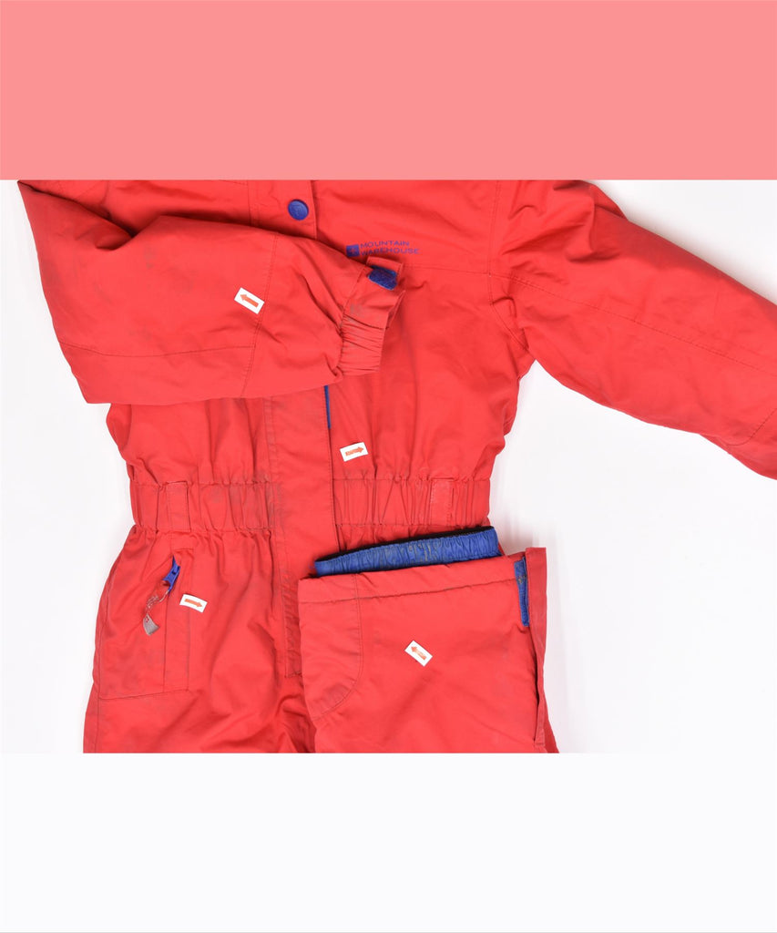 MOUNTAIN WAREHOUSER Boys Ski Jumpsuit 3-4 Years Red Polyester | Vintage | Thrift | Second-Hand | Used Clothing | Messina Hembry 