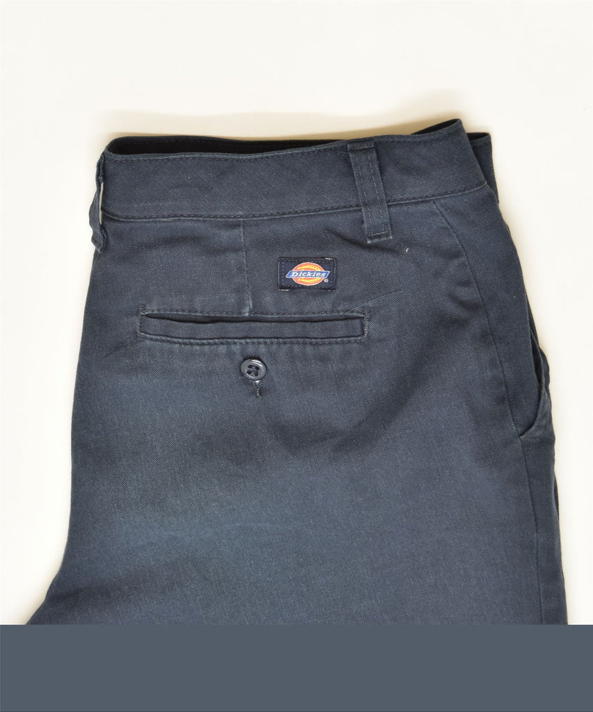 DICKIES Womens Straight Chino Trousers W32 L27 Navy Blue Worler | Vintage | Thrift | Second-Hand | Used Clothing | Messina Hembry 