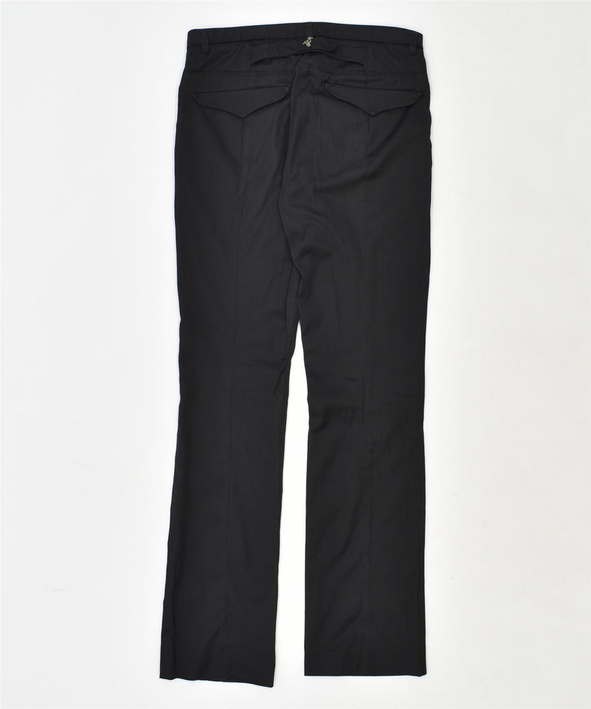 TRUSSARDI Womens Straight Casual Trousers IT 40 Small W28 L31 Black | Vintage | Thrift | Second-Hand | Used Clothing | Messina Hembry 