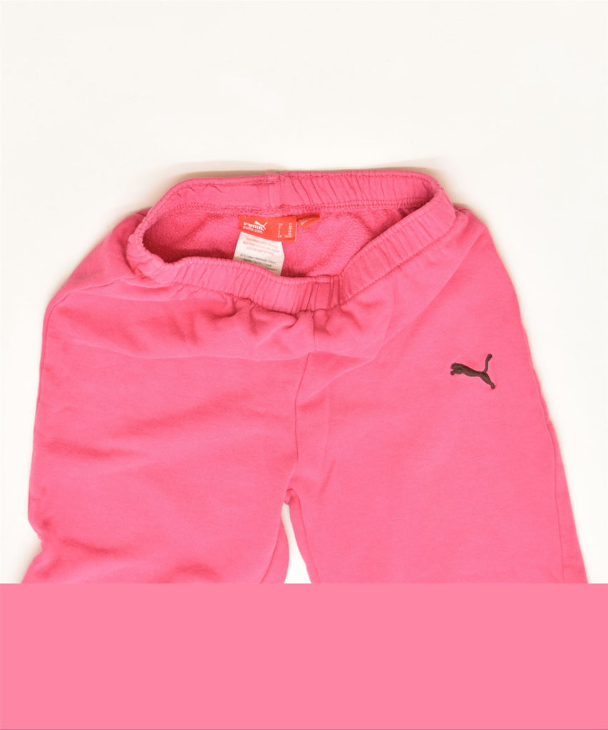 PUMA Girls Tracksuit Trousers 2-3 Years Pink Cotton Sports | Vintage | Thrift | Second-Hand | Used Clothing | Messina Hembry 