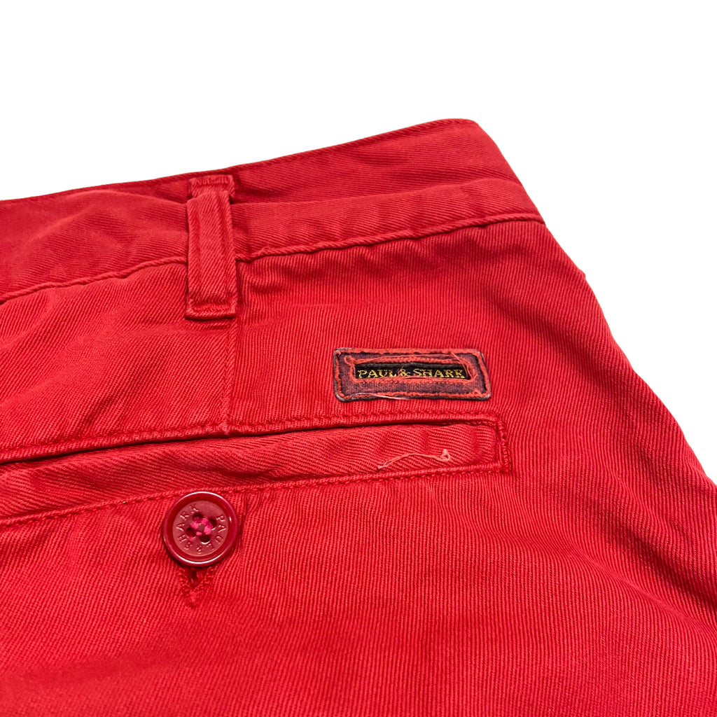 Paul & Shark Cotton Chino Trousers | Vintage High End Luxury Designer Red VTG | Vintage Messina Hembry | Thrift | Second-Hand Messina Hembry | Used Clothing | Messina Hembry 