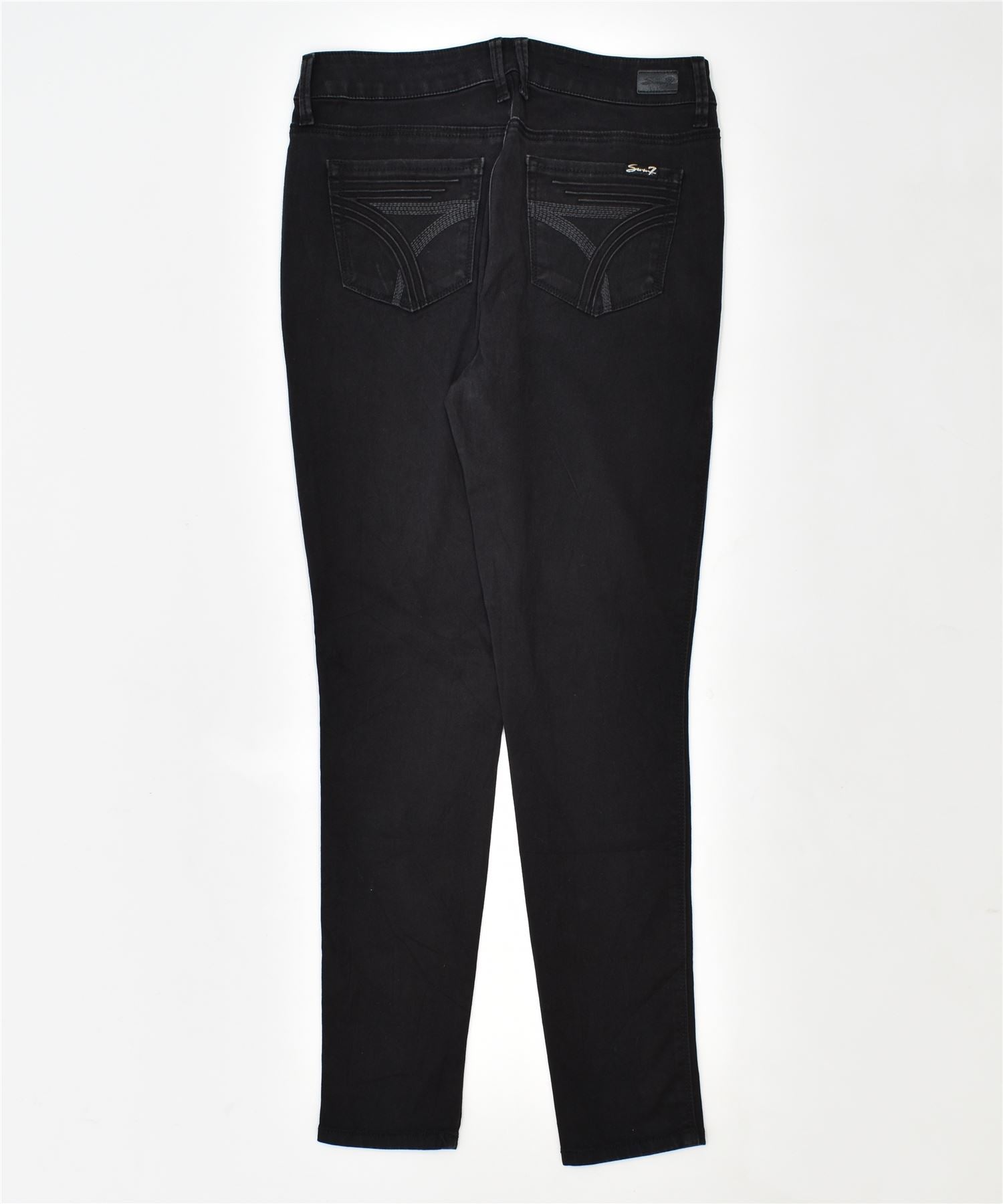 SEVEN7 Womens High Rise Skinny Casual Trousers US 10 Large W32 L31