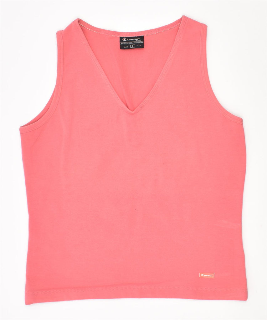 CHAMPION Womens Vest Top UK 8 Small Pink | Vintage | Thrift | Second-Hand | Used Clothing | Messina Hembry 