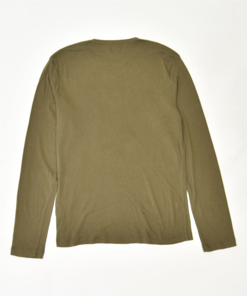 LEE Mens Top Long Sleeve 2XL Green Cotton Vintage | Vintage | Thrift | Second-Hand | Used Clothing | Messina Hembry 