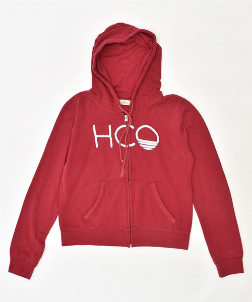 Red deals hollister hoodie