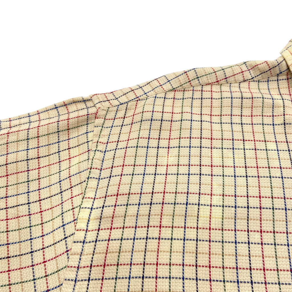 GANT Royal Oxford Beige Short Sleeve Button Down Shirt | Vintage Designer VTG | Vintage Messina Hembry | Thrift | Second-Hand Messina Hembry | Used Clothing | Messina Hembry 