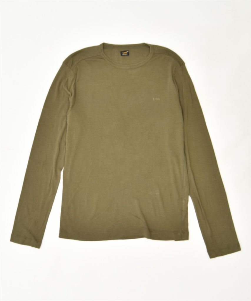 LEE Mens Top Long Sleeve 2XL Green Cotton Vintage | Vintage | Thrift | Second-Hand | Used Clothing | Messina Hembry 