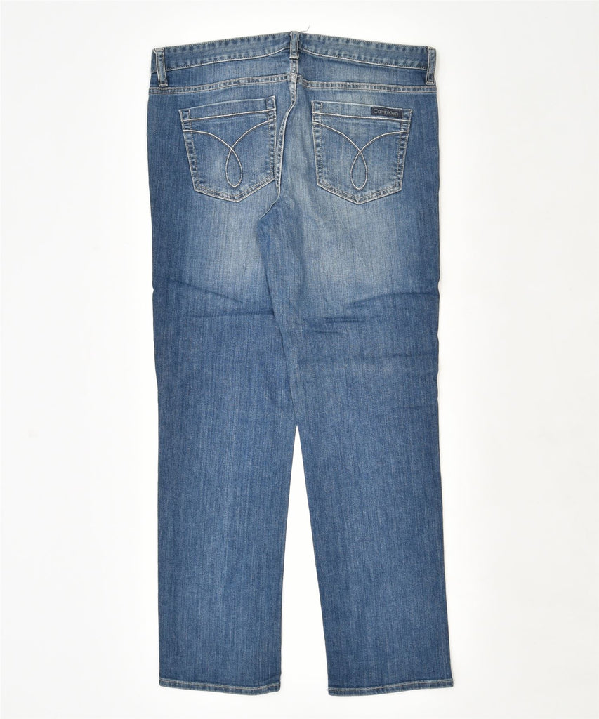 CALVIN KLEIN Womens Straight Jeans W32 L31 Blue Cotton | Vintage | Thrift | Second-Hand | Used Clothing | Messina Hembry 