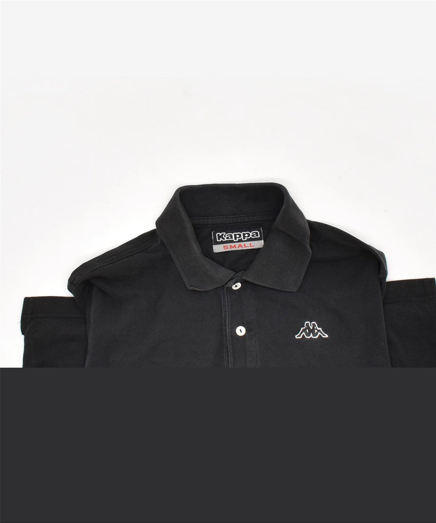 KAPPA Mens Polo Shirt Small Black Cotton | Vintage | Thrift | Second-Hand | Used Clothing | Messina Hembry 