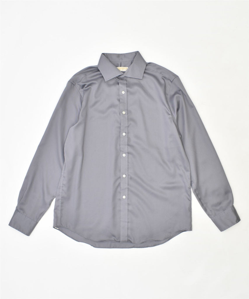 MICHAEL KORS Mens Shirt Size 16 1/2 Large Grey | Vintage | Thrift | Second-Hand | Used Clothing | Messina Hembry 