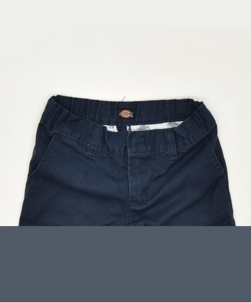 DICKIES Boys Chino Shorts 7-8 Years W22 Navy Blue Classic | Vintage | Thrift | Second-Hand | Used Clothing | Messina Hembry 