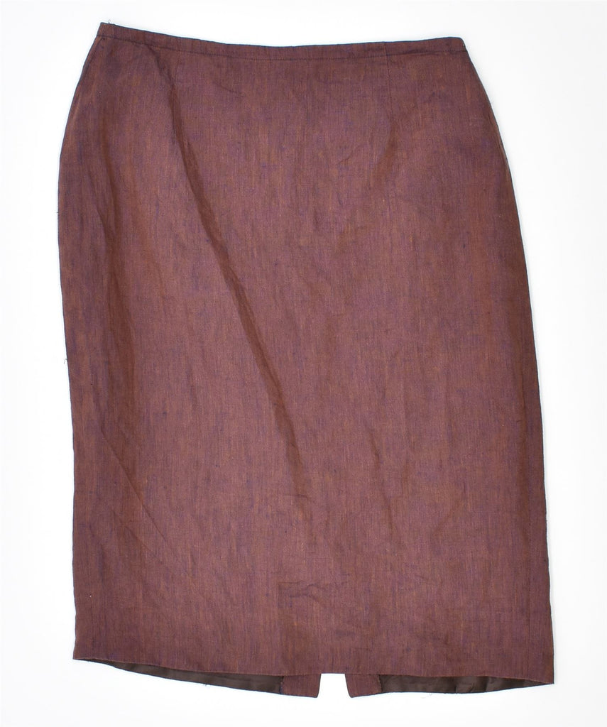 VINTAGE Womens Pencil Skirt Medium W28 Brown | Vintage | Thrift | Second-Hand | Used Clothing | Messina Hembry 