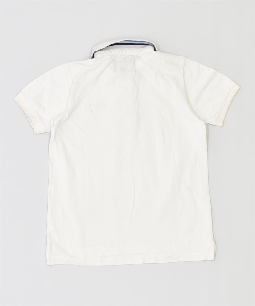 WOOLRICH Boys Polo Shirt 7-8 Years White Cotton | Vintage | Thrift | Second-Hand | Used Clothing | Messina Hembry 