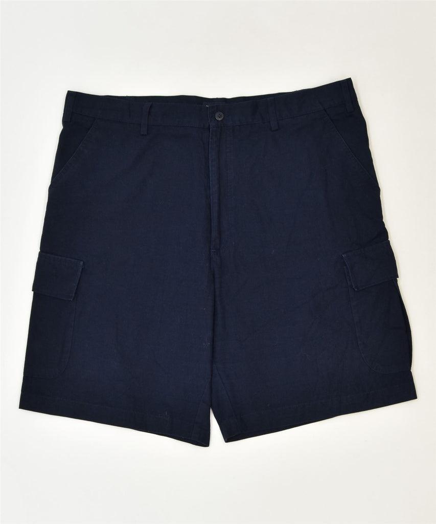 FILA Womens Cargo Shorts W40 XL Navy Blue Cotton Classic | Vintage | Thrift | Second-Hand | Used Clothing | Messina Hembry 