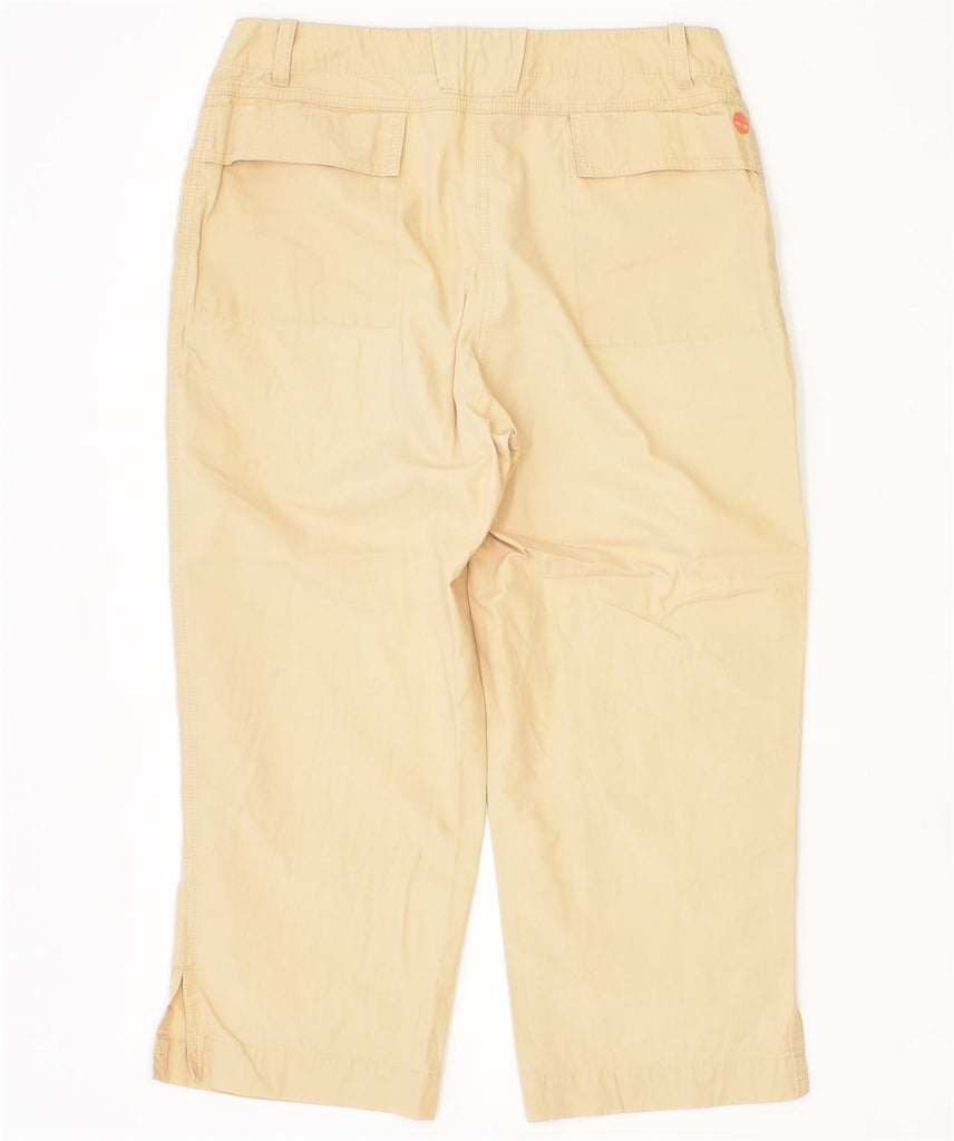 TIMBERLAND Womens Capri Trousers W30 L21 Beige Cotton | Vintage | Thrift | Second-Hand | Used Clothing | Messina Hembry 